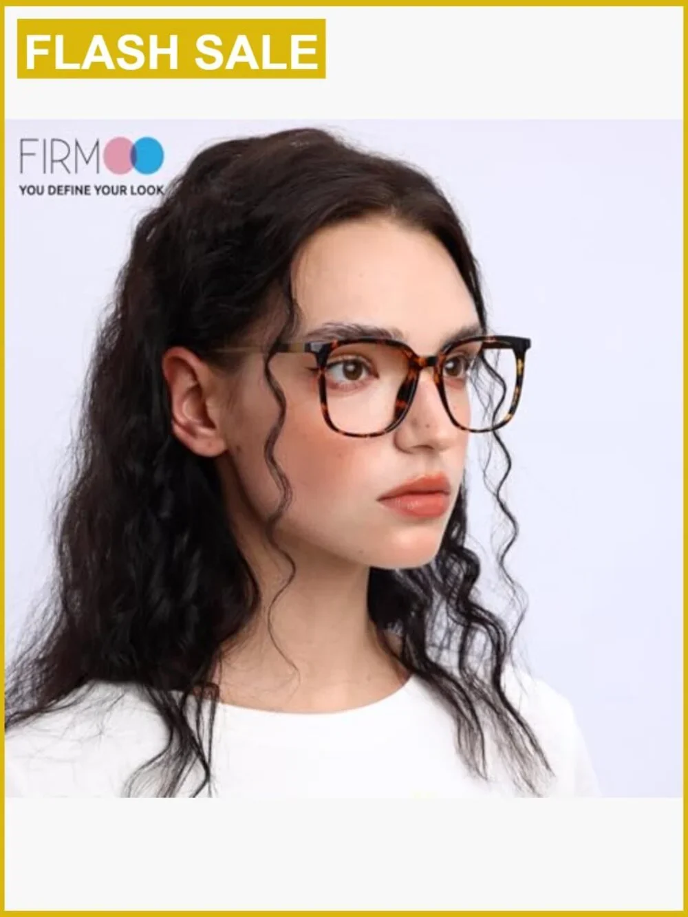 Oversized Square Blue Light Blocking Computer Glasses for Women Men